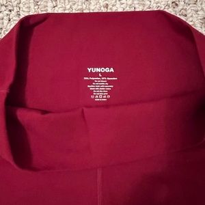 Yunoga Red Leggings Size L